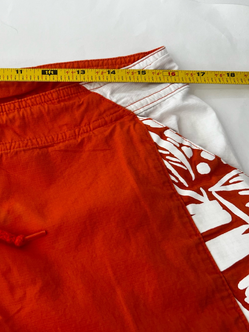 Nike Orange Tropical Floral Board Shorts Women’s Size M Swim Beach Cover Up - Picture 7 of 12